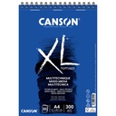 Mixed mediapapier Canson XL Textured 300gr A4 wit