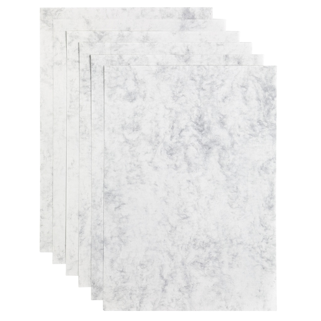 [30161] Kopieerpapier Papicolor A4 200gr marble grijs