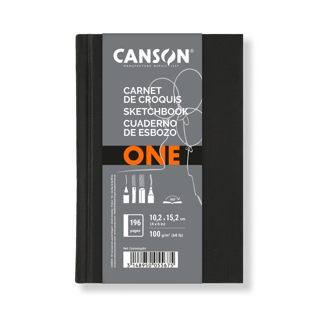 [200005567] Schetsboek Canson Art Book One hardcover 102x152mm