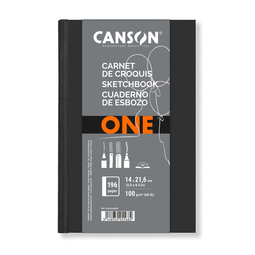 [200005568] Schetsboek Canson Art Book One hardcover 140x216mm