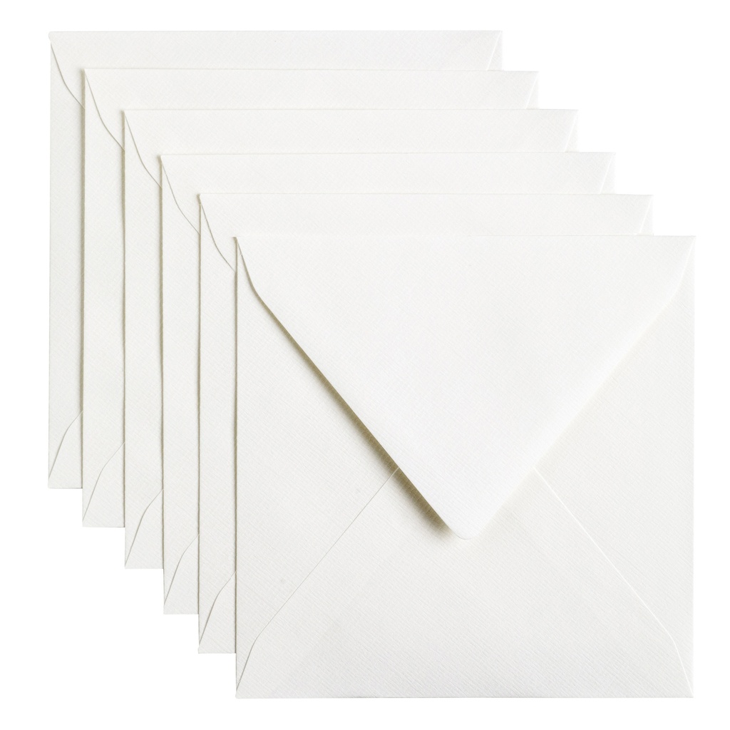 [303930] Envelop Papicolor 140x140mm hagelwit
