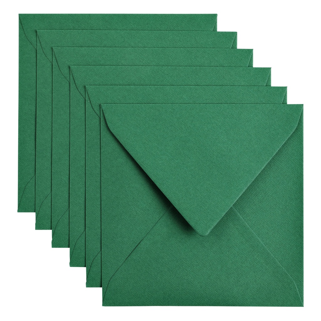 [303950] Envelop Papicolor 140x140mm dennengroen
