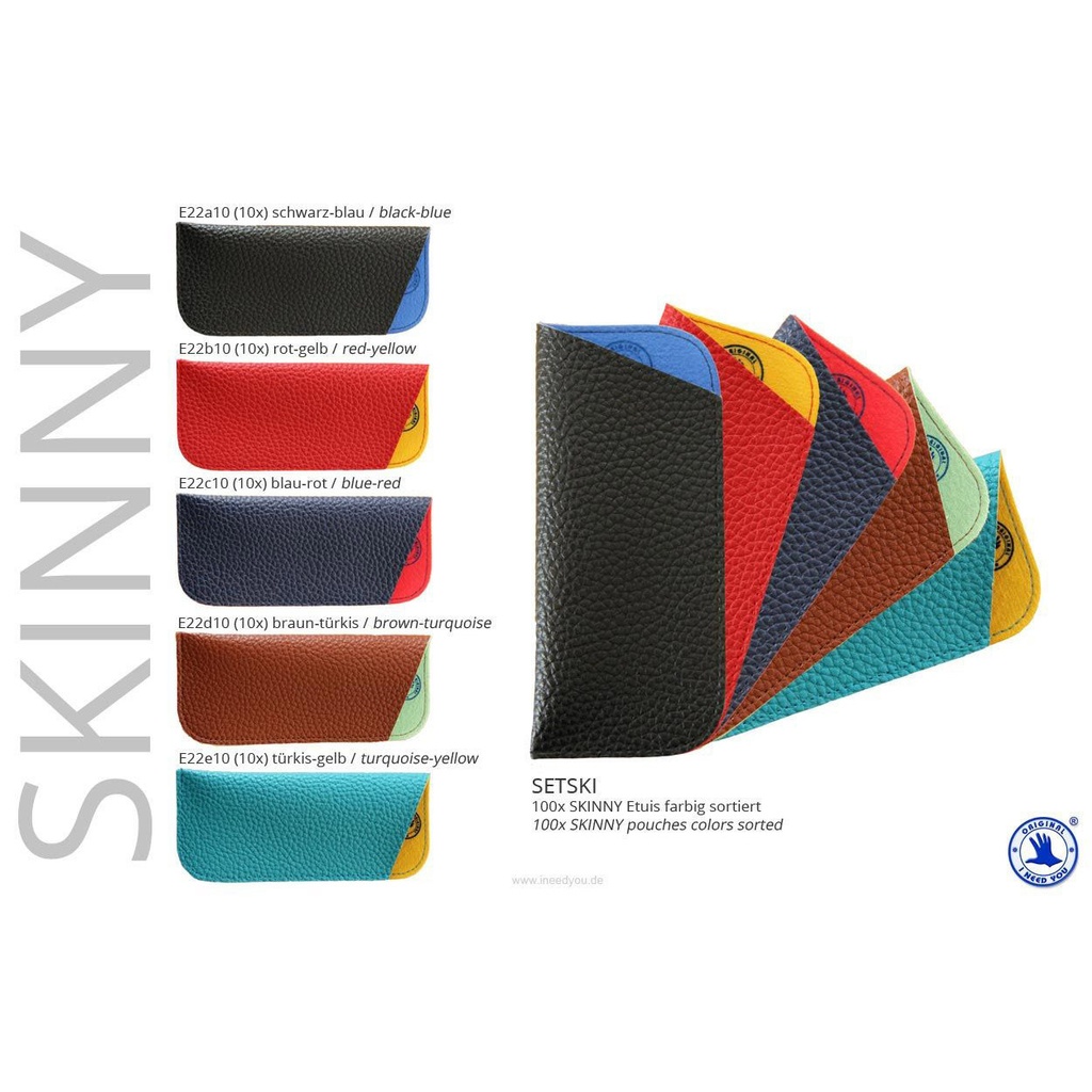[1303555] Etui I Need You Skinny voor leesbrillen assorti