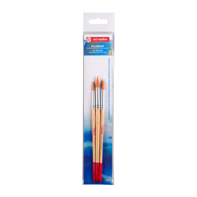 [9099123M] Penseel Talens Art Creation filament rond 3st ass