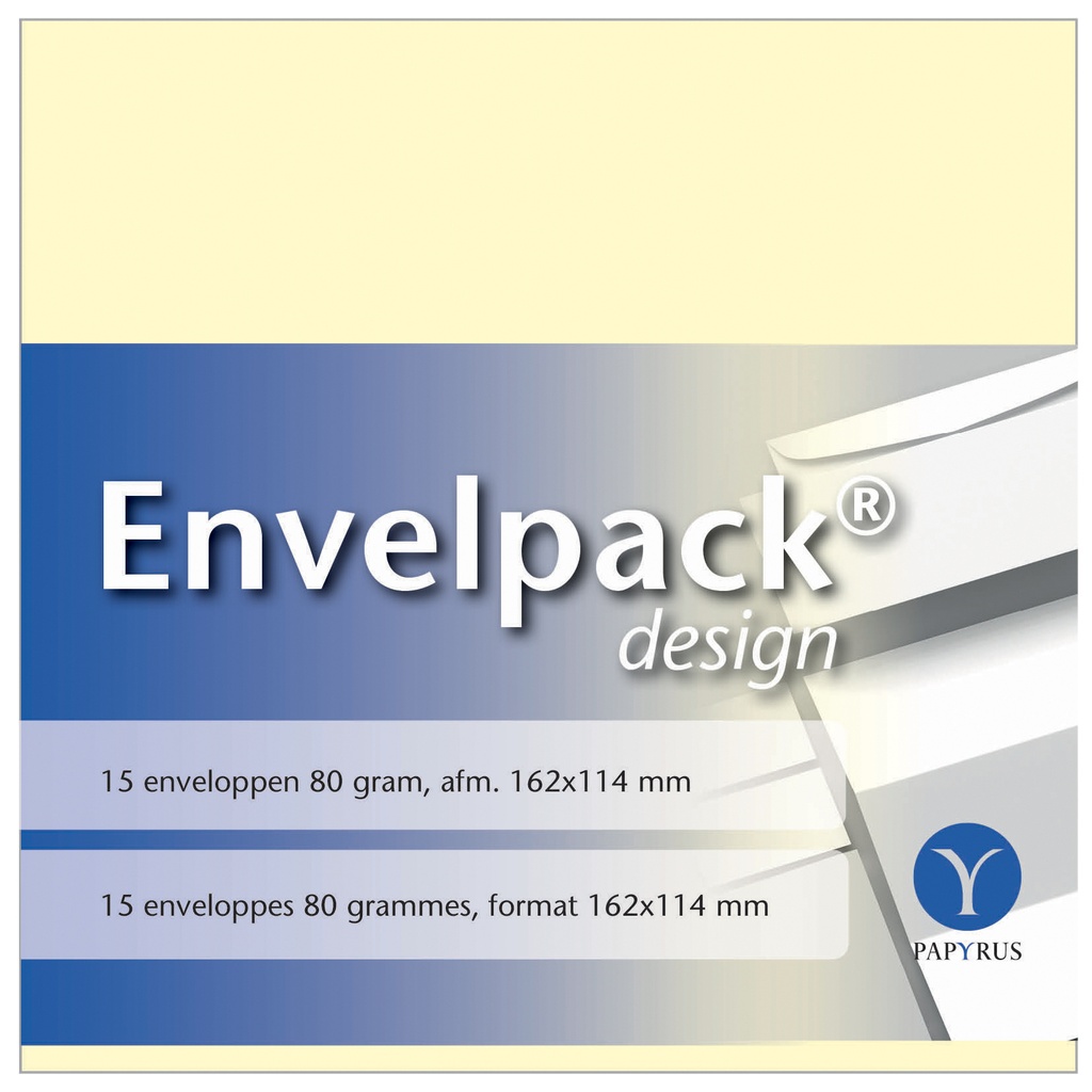 [894400] Envelop Papyrus Envelpack C6 114x162mm ivoor