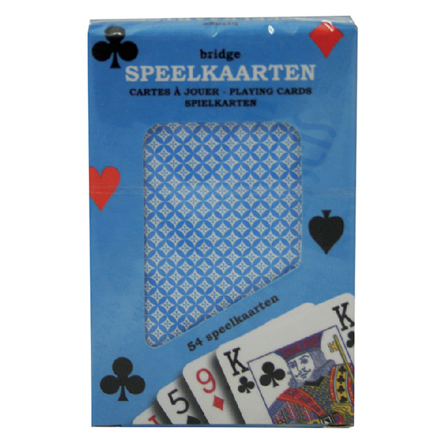 [39301] Speelkaarten premium blauw