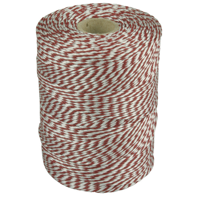 [1620010099941/05953] Touw Muller katoen 180 meter rood/wit
