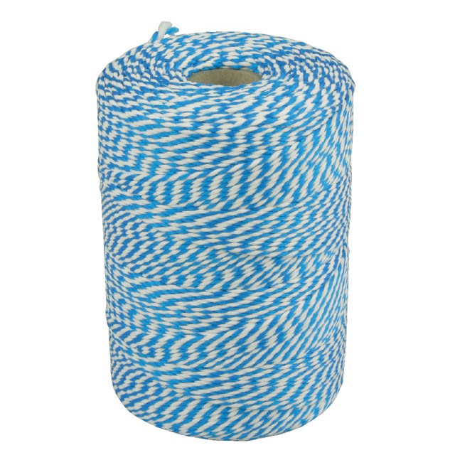 [1620005099933/05953] Touw Muller katoen 50 gram 45 meter blauw/wit