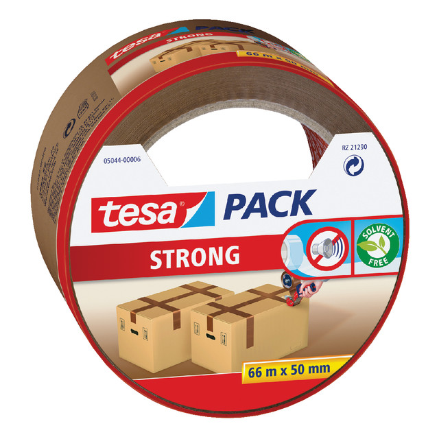 [05044-00006-01] Verpakkingstape tesapack Strong 66mx50mm bruin