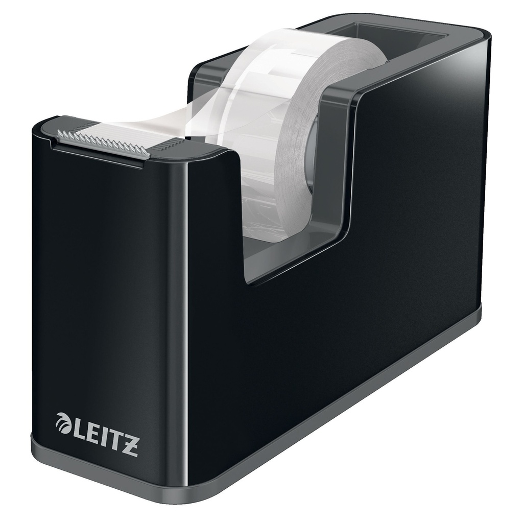 [53640095] Plakbandhouder Leitz duo zwart/grijs