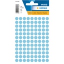 Etiket HERMA 1843 rond 8mm blauw 540st