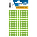 Etiket HERMA 1845 rond 8mm groen 540st
