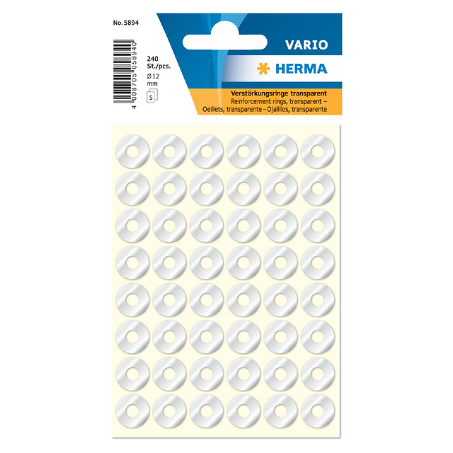 [5894] Versterkingsringen HERMA 5894 12mm 240st