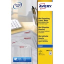 Etiket Avery J8551-25 38.1x21.2mm tr 1625st