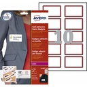 Naambadge etiket Avery L4786-20 80x50mm 200st rd
