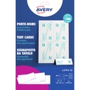 Tentkaart Avery L4794-10 120x45mm wit 40st