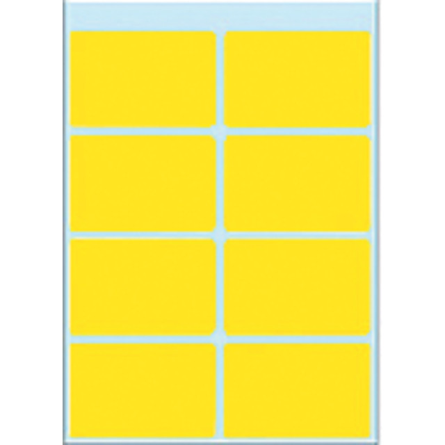 [3691] Etiket HERMA 3691 26x40mm geel 40st