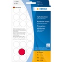 Etiket HERMA 2256 rond 19mm fluor rood 960st