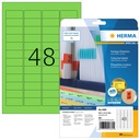 Etiket HERMA 4369 45.7x21.2mm verwijderb gn 960st