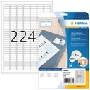 Etiket HERMA 8830 25.4x8.5mm mat wit 5600st