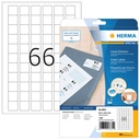 Etiket HERMA 8831 25.4x25.4mm mat wit 1650st