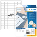 Etiket HERMA 8832 30.5x16.9mm mat wit 2400st