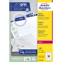 Etiket Avery L7161-100 63.5x46.6mm wit 1800st