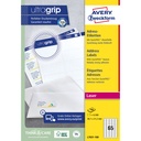 Etiket Avery L7651 38.1x21.2mm wit 6500st
