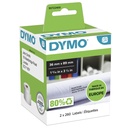 Etiket Dymo LabelWriter adressering 36x89 2st wit