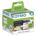 Etiket Dymo LabelWriter multifunctioneel 54x70 wit