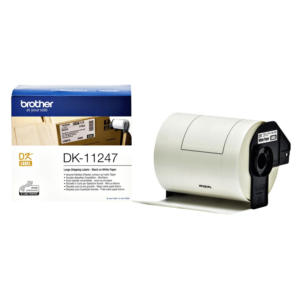 [DK11247] Etiket Brother DK11247 verzendlabel groot 103x164