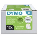 Etiket Dymo LabelWriter naamkaart 54x101 12st wit