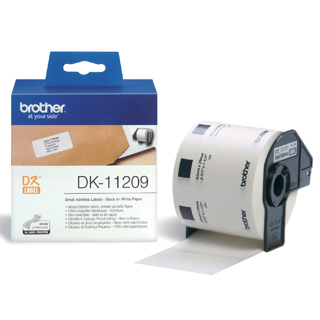 [DK11209] Etiket Brother DK11209 adressering klein 62x29mm
