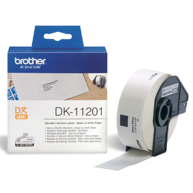 [DK11201] Etiket Brother DK11201 adressering 29x90mm wit