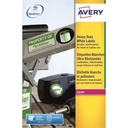 Etiket Avery L7060-20 63.5x38.1mm wit 420st
