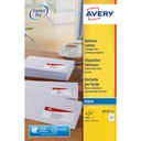 Etiket Avery J8159-25 63.5x33.9mm wit 600st
