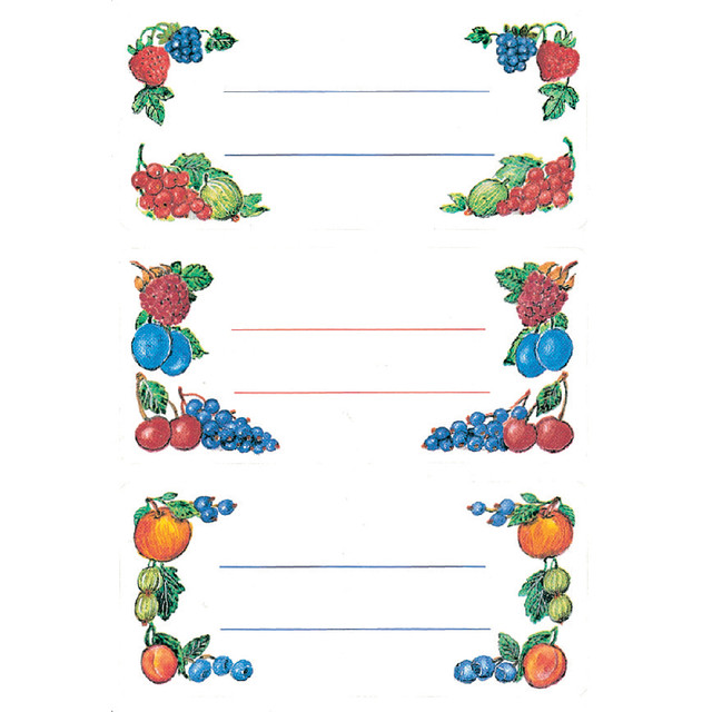 [3784] Etiket HERMA 3784 keuken fruit