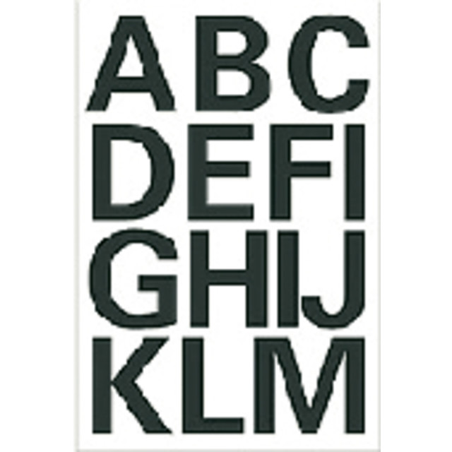 [4167] Etiket HERMA 4167 25mm letters A-Z zwart