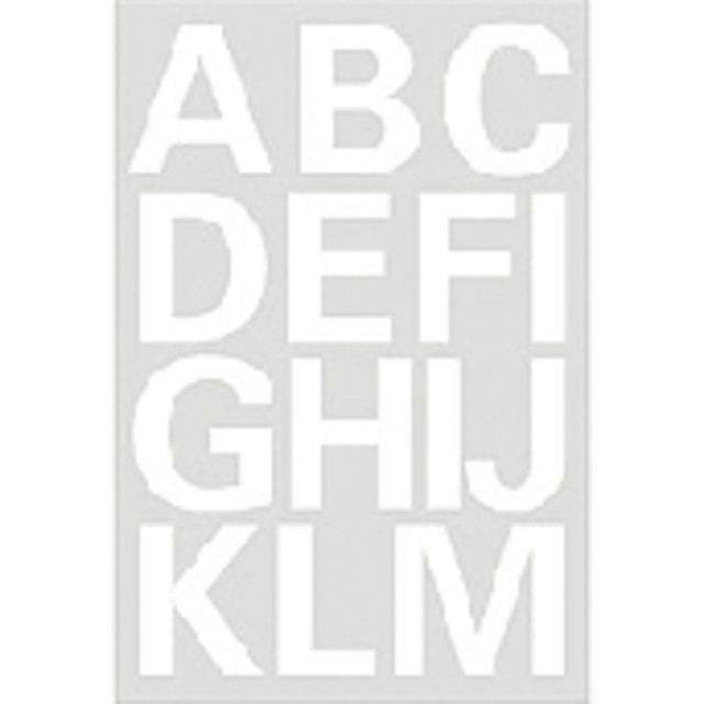 [4169] Etiket HERMA 4169 25mm letters A-Z wit