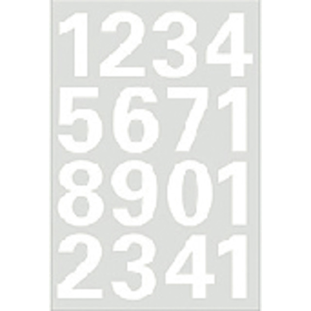 [4170] Etiket HERMA 4170 25mm getallen 0-9 wit