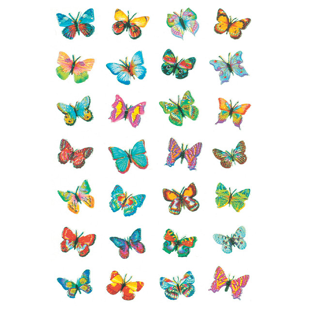 [6819] Etiket HERMA 6819 vlinder glitter folie