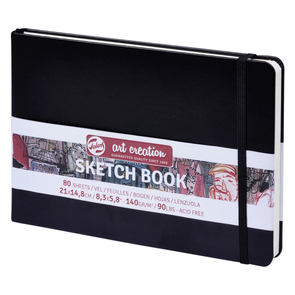Schetsboek Talens Art Creation zwart 21x15 cm